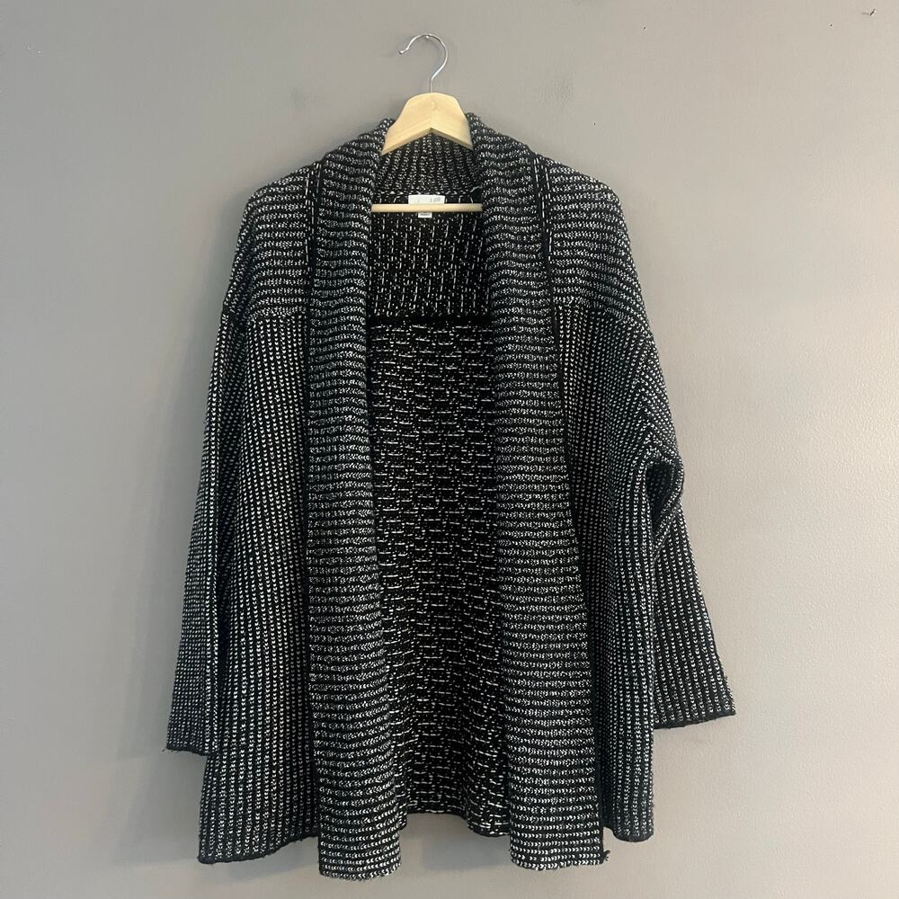 J. Jill Textured Open Front Wool Blend Cardigan Sweater Women’s 2XL Casual